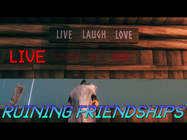 Valheim Ruining Friend's Ships - VERY HARD COMBAT GAMEPLAY