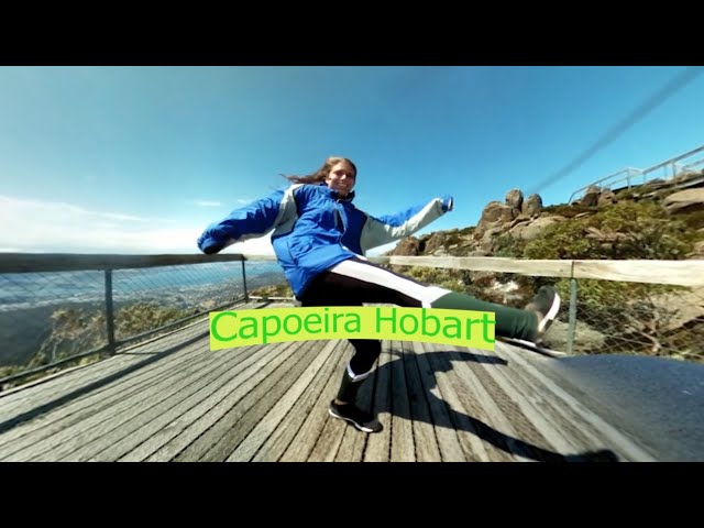 Capoeira on Mount Wellington in Hobart - 360 video