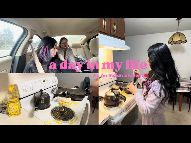 A Day in My Life as an Indian Student in Canada 🇮🇳🇨🇦 | Cooking Indian Food & Exploring | Vlog #17