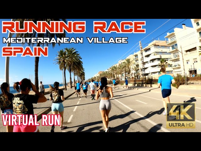 Virtual Running Beach | Spain | Treadmill Workout #049