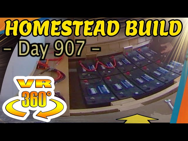 Homestead Building- Creating a Solar Battery Array at 24 Volts