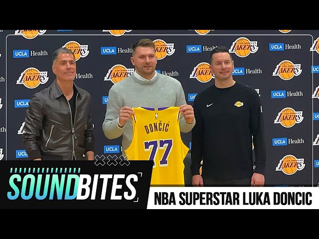 Luka Doncic welcomed as newest LA Laker