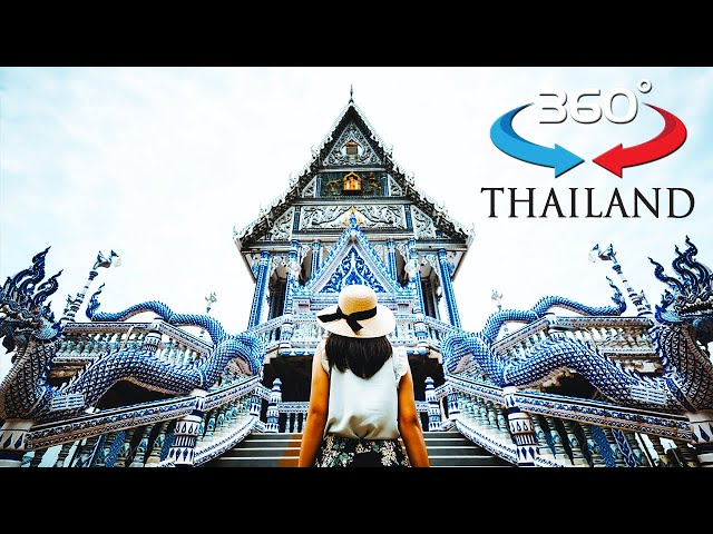 Thailand Beauty 360VR - Walking on Amazing Temple in Bangkok - Loha Phrasat