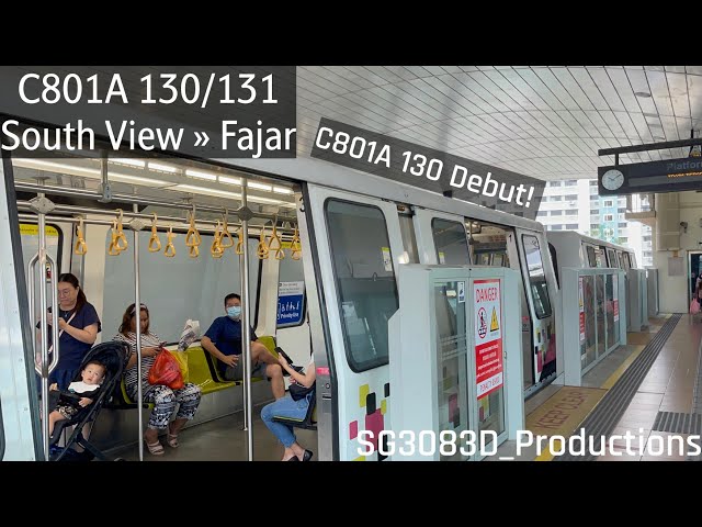 [SMRT][C801A 130 Retrofitted Re-Debut!(1)] C801A 130/131 - South View » Fajar (BPLRT)