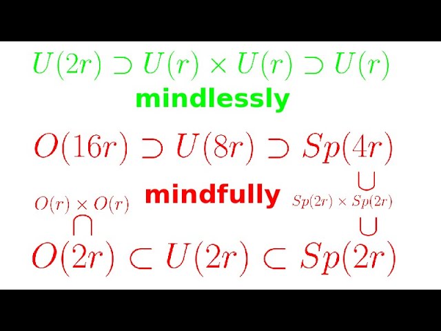 Embedding Lie groups mindlessly and mindfully