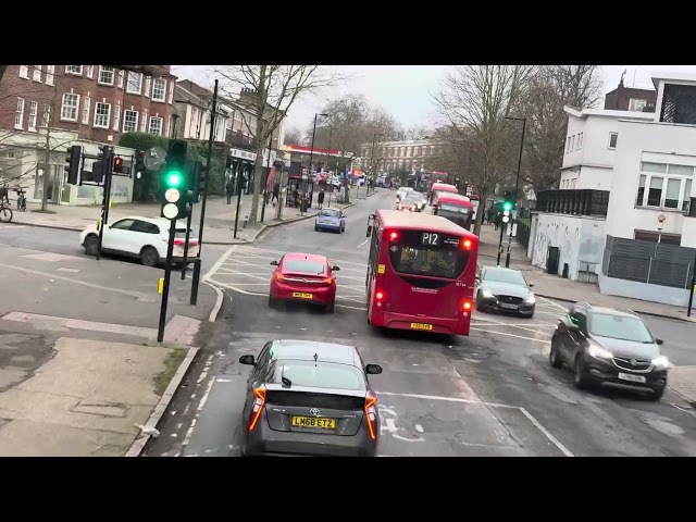 London Bus Ride 🇬🇧 Route 37 from Peckham Bus Station to Lambeth town hall part 1 please 🙏 Subscribe