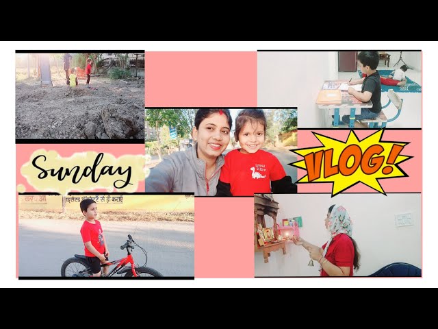 My daily routine vlog#sunday vlog#indianmomlifestyle