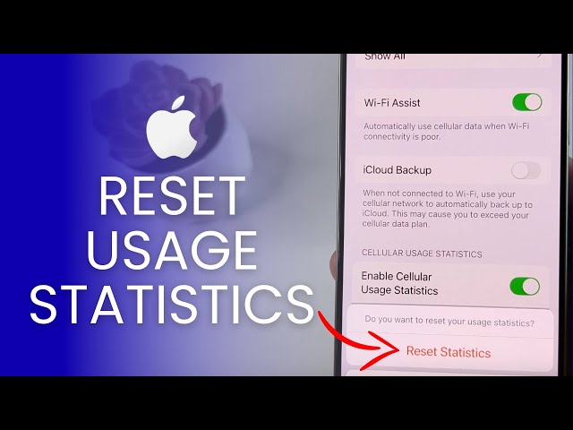 How To Reset Cellular Usage Statistics On iPhone (iOS 18)