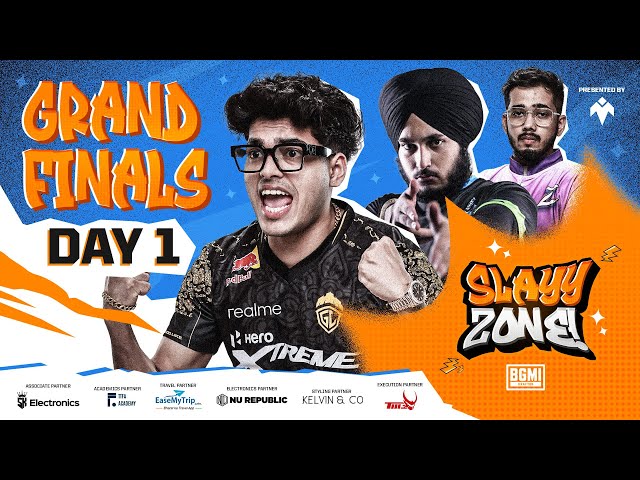 1M Slayyzone | Grand Finals | Day - 1 | BGMI | Ft. iQOO SouL, Godlike, Wyld Fangs