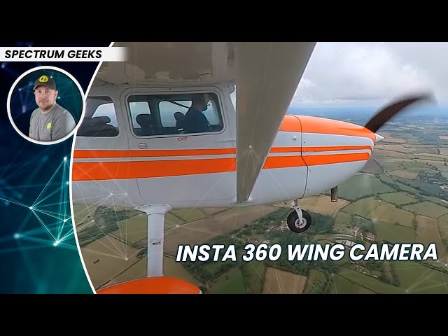 Cessna 172 Flight 360 Wing Camera // Local Gloucester Flight // Insta360