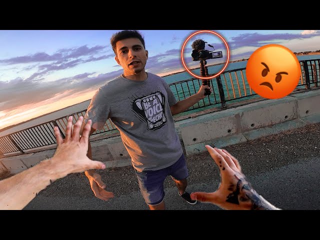 Escaping Angry Vlogger 😡 (First Person Parkour POV CHASE in ROMANIA )