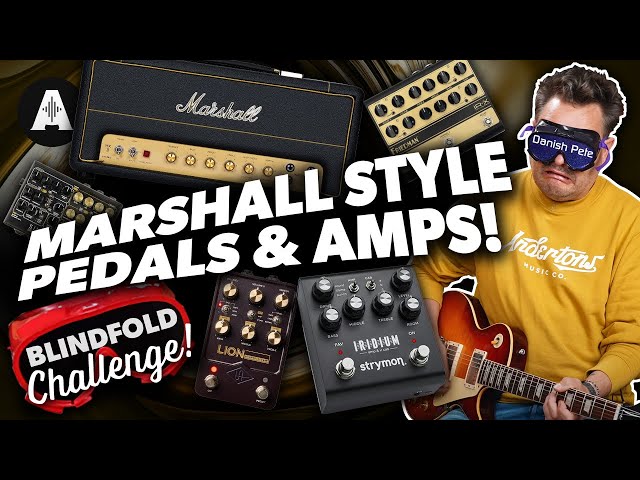 Guess the Real Marshall Amp! - Pedals vs Real Amp Blindfold Challenge!