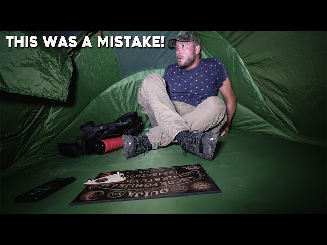 (THIS WAS A MISTAKE!) I used the OUIJA BOARD while CAMPING ALONE IN THE HAUNTED SATANIC CULT FOREST