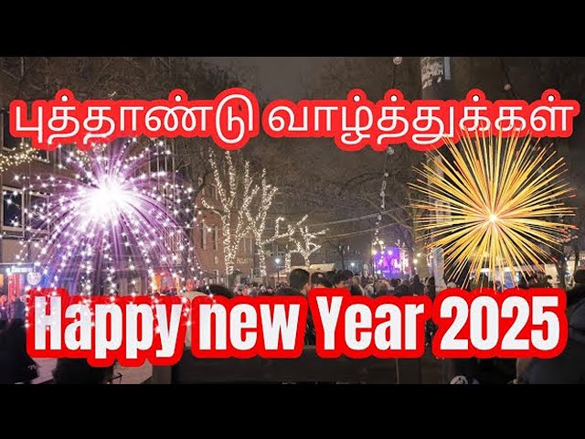 🎆 2025ல் இனிய தொடக்கம்:ஒளி மற்றும் மகிழ்ச்சியின் வெகுயிர் கொண்டாட்டம் ✨New Year Fireworks in Germany