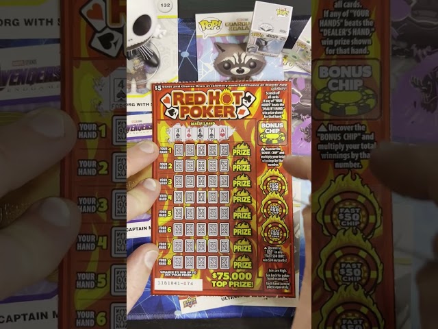 🎉🔥 CA Lotto Red Hot Poker Scratch-Off Madness! 🔥💰 (Video 42) #scratchers #RedHotPoker