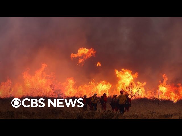 New wildfire in Southern California forces tens of thousands to evacuate