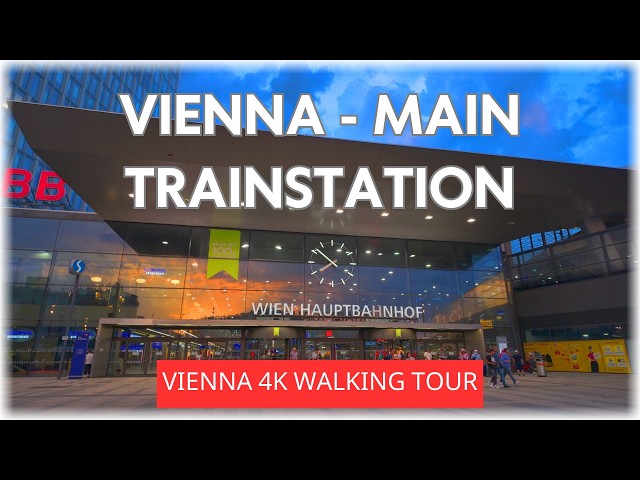 Austria Vienna 🇦🇹 Main Train Station | HAUPTBAHNHOF - 4K Walk