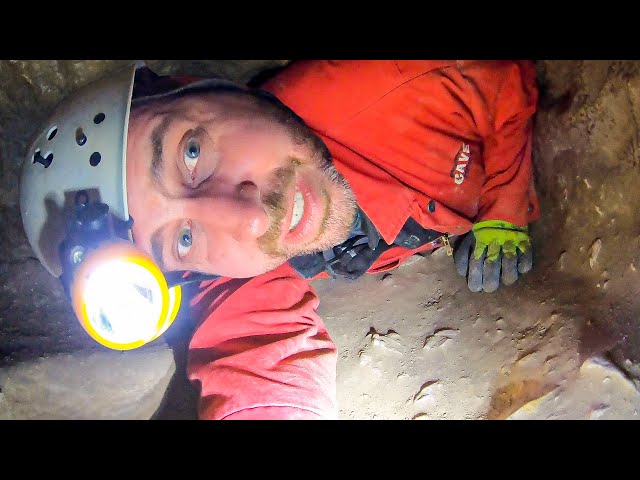 Stuck in a Cave, Canmore Alberta