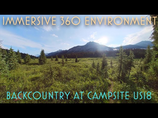 WALKABOUT & VIEWS AT BURSTALL CAMPGROUND US18 - IMMERSIVE 360 VR NATURE VIDEO