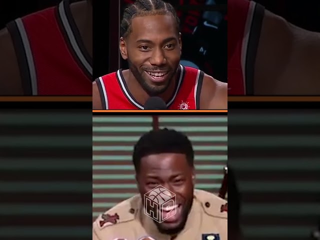 Kevin Hart cries while reacting to Kawhi Leonard interview #shorts