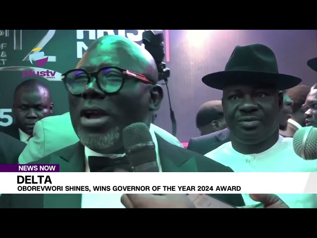 Delta: Oborevwori Shines, Wins Governor Of The Year 2024 Award