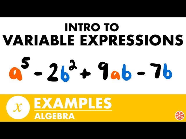 Intro to Variable Expressions Examples | Algebra - JK Math