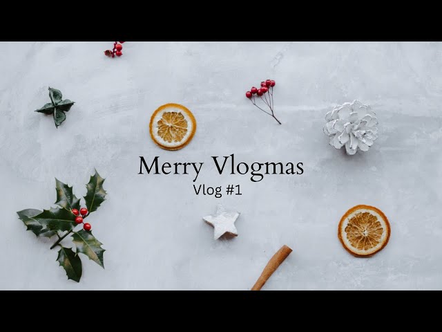 Vlogmas Day 1