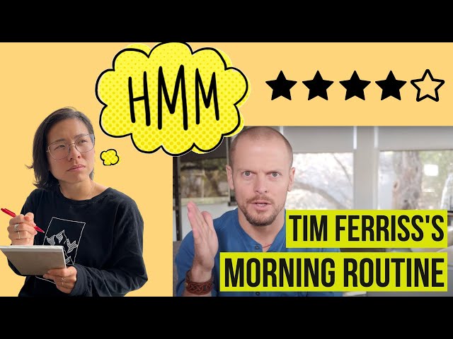 WAKING UP W/ TIM FERRISS: Doctor tries & rates morning routine of world class author & entrepreneur