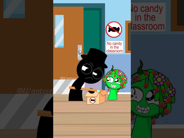 POV: Black won't let students bring candy into the classroom P3 | Incredibox Sprunki | Life Hack