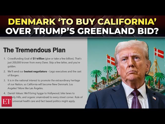 ‘We’ll buy California’: Denmark citizens retaliate to Trump's Greenland bid, launch campaign