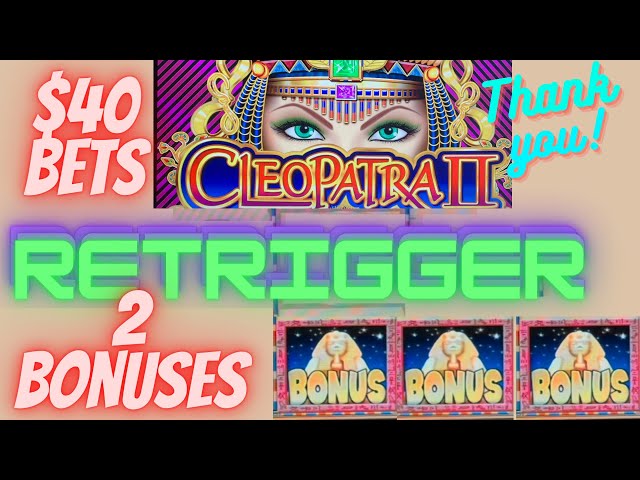 Cleopatra 2  😱 Bonuses X2 &&  RETRIGGER  😱