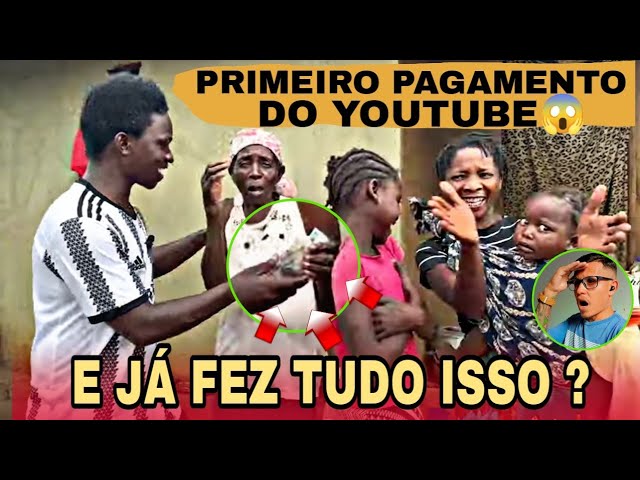 JOSE LINO! @JoselinoMoz Primeiro Pagamento Do YouTube e Já fez tudo isso? Que coração Entenda😭