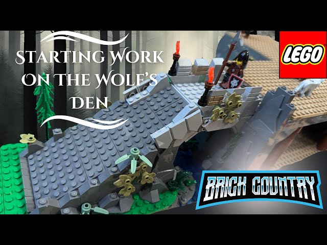 Starting Work On My Lego Wolf's Den MOC