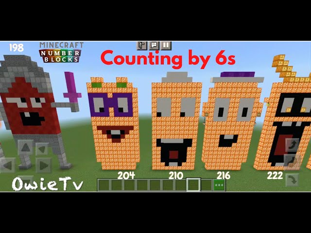 Counting by 6s Song | Skip Counting By 6 Song | Minecraft Numberblocks Counting Songs