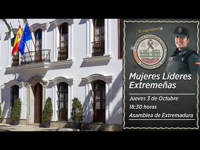 Mujeres Líderes Extremeñas.  Asamblea de Extremadura