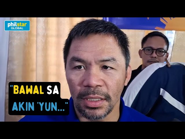 Manny Pacquiao tinanggal na ang tauhan na nahuling dumaan sa EDSA busway