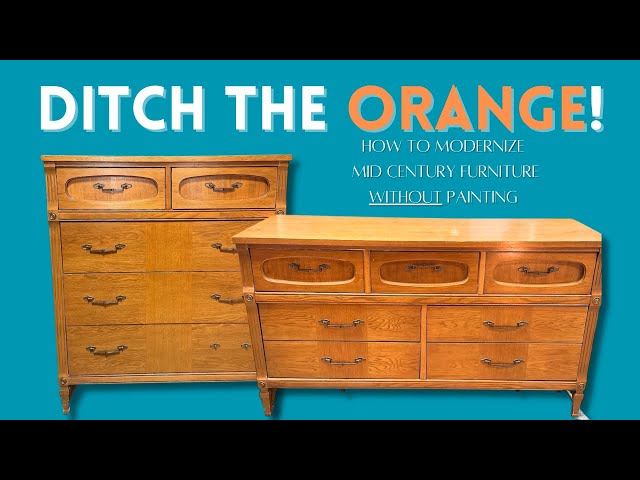 Modernizing a Mid-Century Dresser | DIY Makeover & Refinishing Tips!