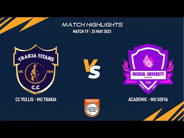 Match 19 - TRK vs MUS | Highlights | FanCode ECS Bulgaria | 25 May 2023 | ECS23.374