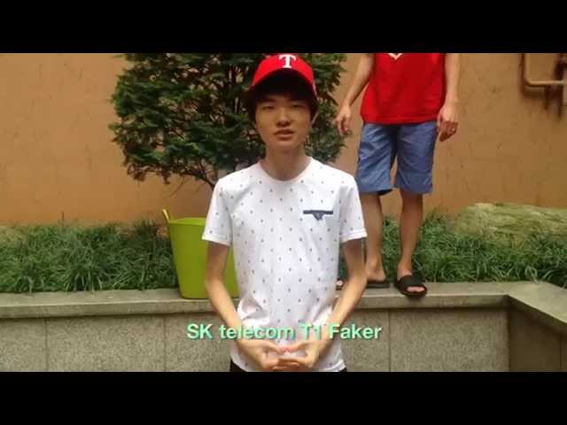 Faker did IceBucketChallenge!