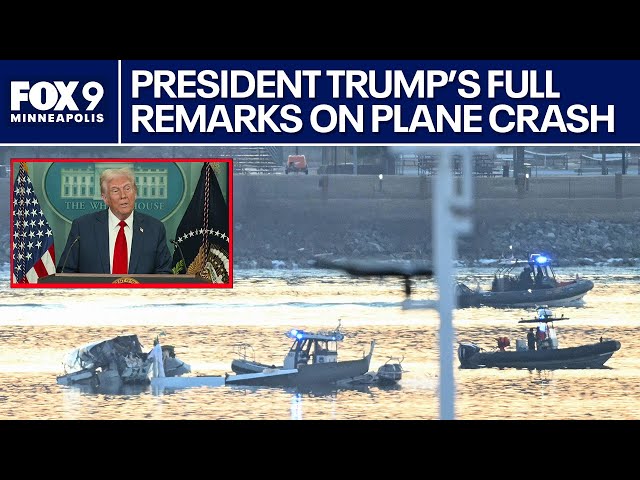 President Donald Trump's full briefing on DC plane crash [RAW]