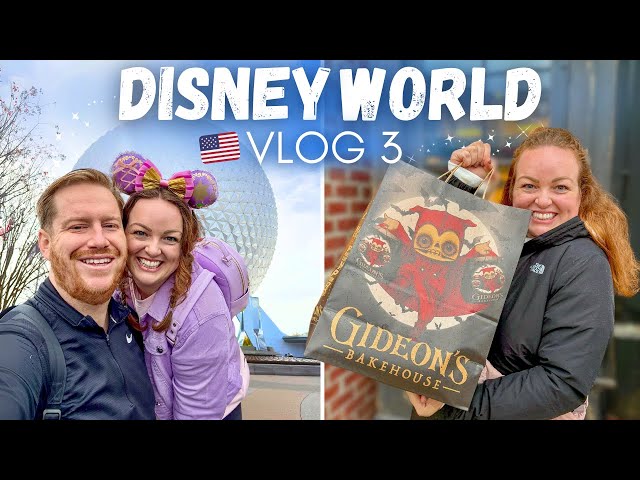 WALT DISNEY WORLD! 🌐 VLOG 3 • EPCOT & Garden Grill 🍳 Disney Springs, Gideons & Morimoto Asia 🛍️