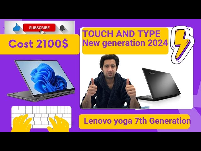 Lenovo Yoga 7i2 New Generation laptop unboxing | 2100$ Cost | Touch and type |