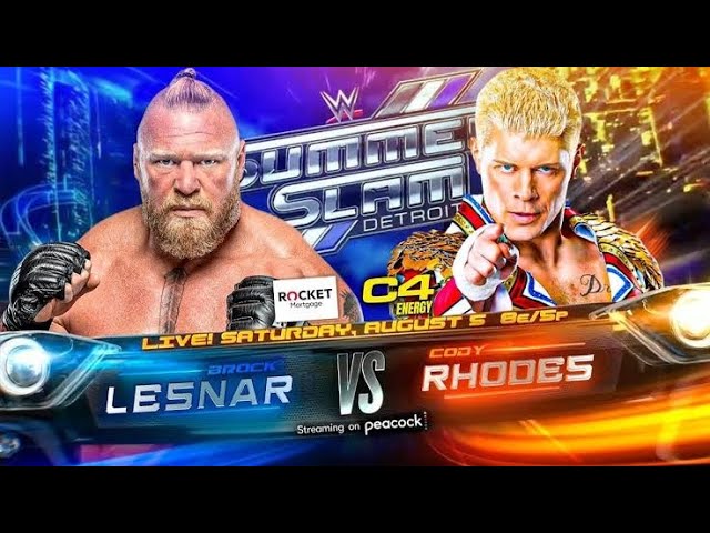 BROCK LESNAR VS CODY RHODES | WWE SUMMERSLAM 2023