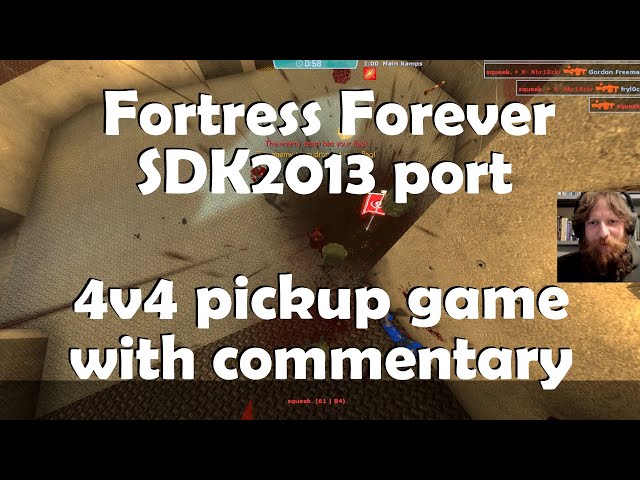 Fortress Forever - 4v4 pickup game on SDK2013 port - full match with commentary