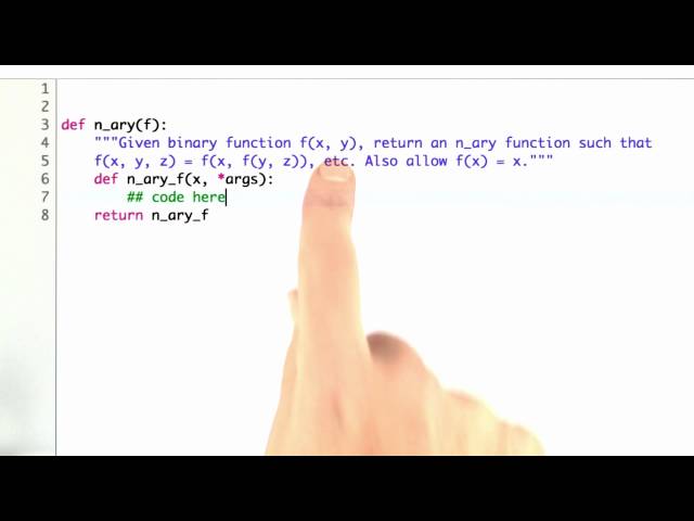 N Ary Function - Design of Computer Programs