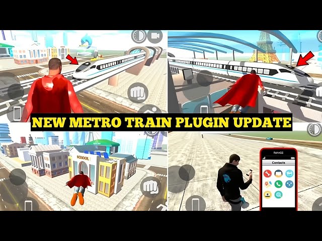 Indian Bike Driving 3D Plugin New Update 🤯🔥| New City+Metro Train Cheat Code 🤩| Harsh in Game