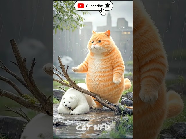 Funny Cat | Animals | Cute kitten #ai #animals #asmr #cat #trending #shorts #catlover