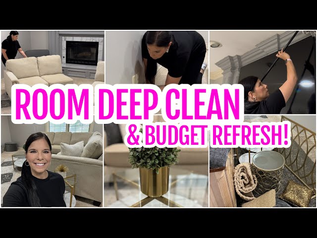 DEEP CLEAN WITH HACKS | ROOM REFRESH #budgetmakeover #deepclean #cleaning #cleaninghacks #makeover