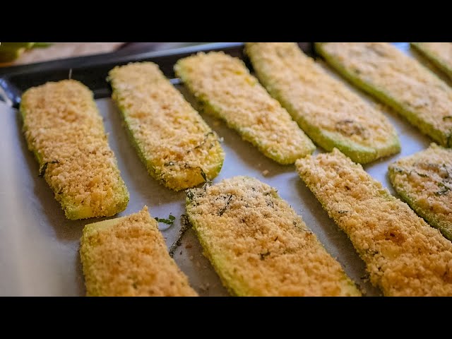 You will no longer fry the zucchini