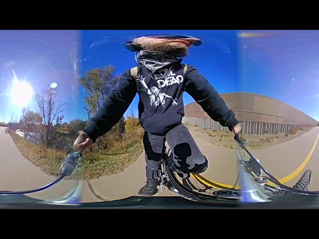 VR 360° Bike ride from Denver to Morrison, CO - October 2019